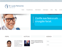 Tablet Screenshot of cirurgiadaface.med.br